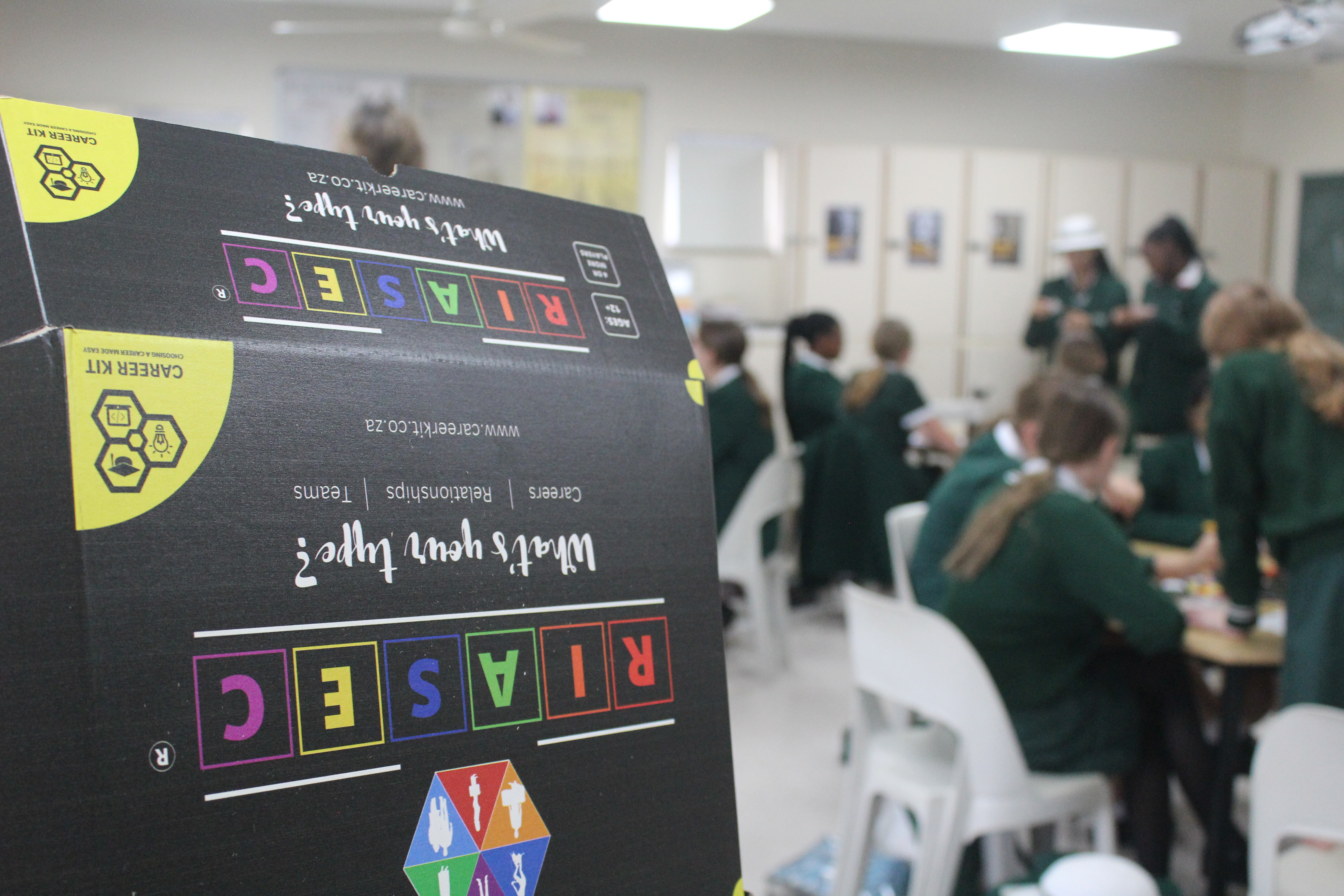 Modern classroom with students engaged in learning